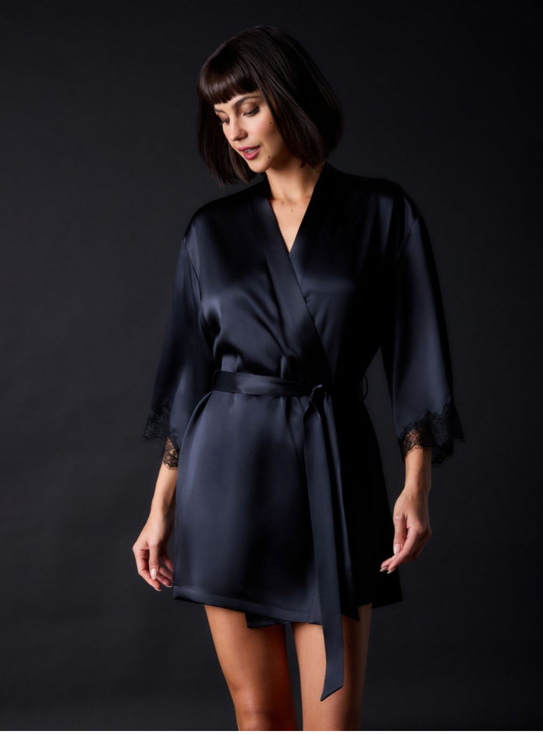 Vestaglia in Seta Charlotte Journelle