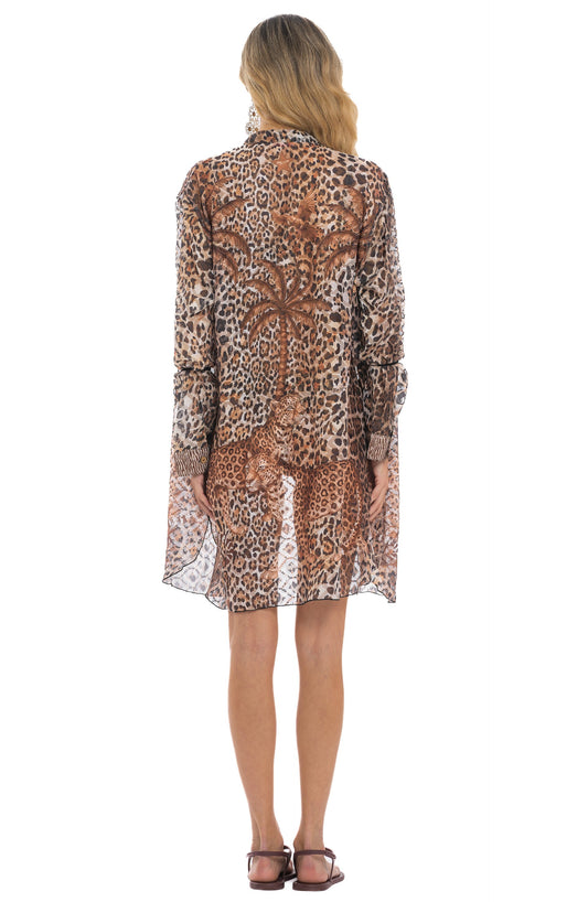 Abito Camicia Selvaggia animalier Pin-Up Stars