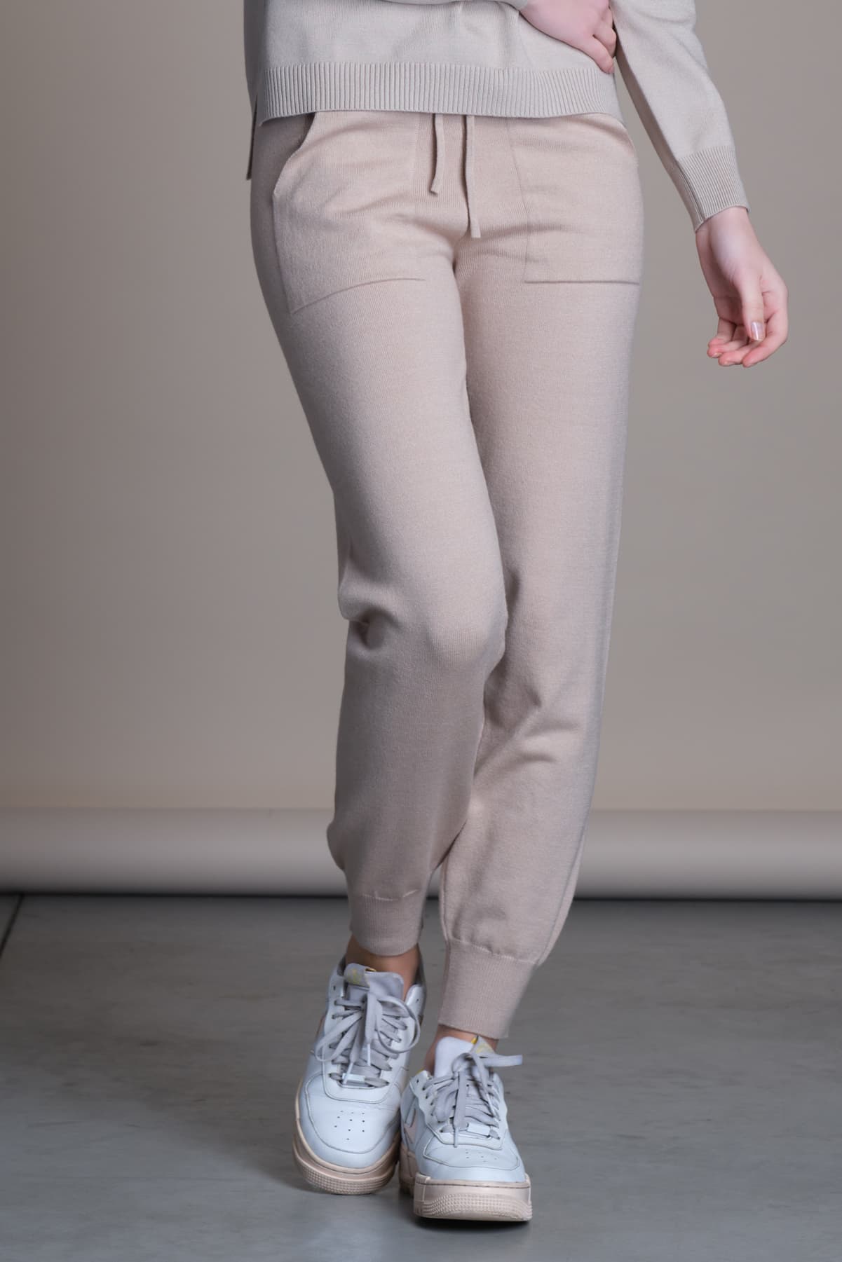 Pantalone Lungo con Polsino Pepita