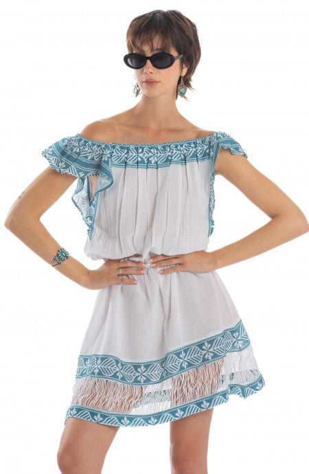 Abito Corto Fiore di Loto Poisson D'Amour