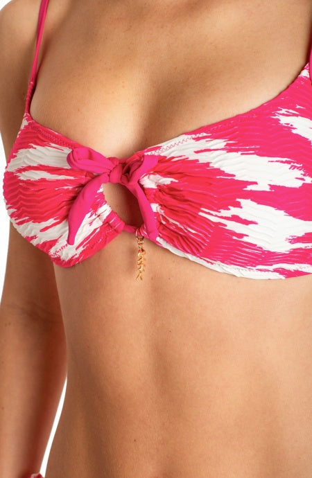 Bikini Brassiere Ciondolo Stampa Nuvola Poisson D'Amour