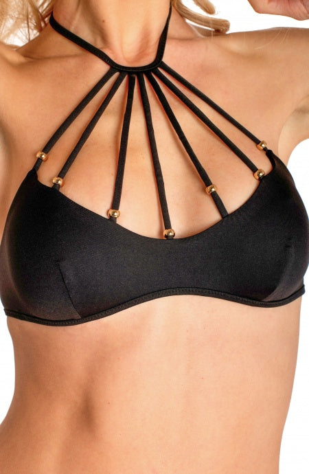 Bikini Brassiere Raggio con Perle Poisson D'Amour