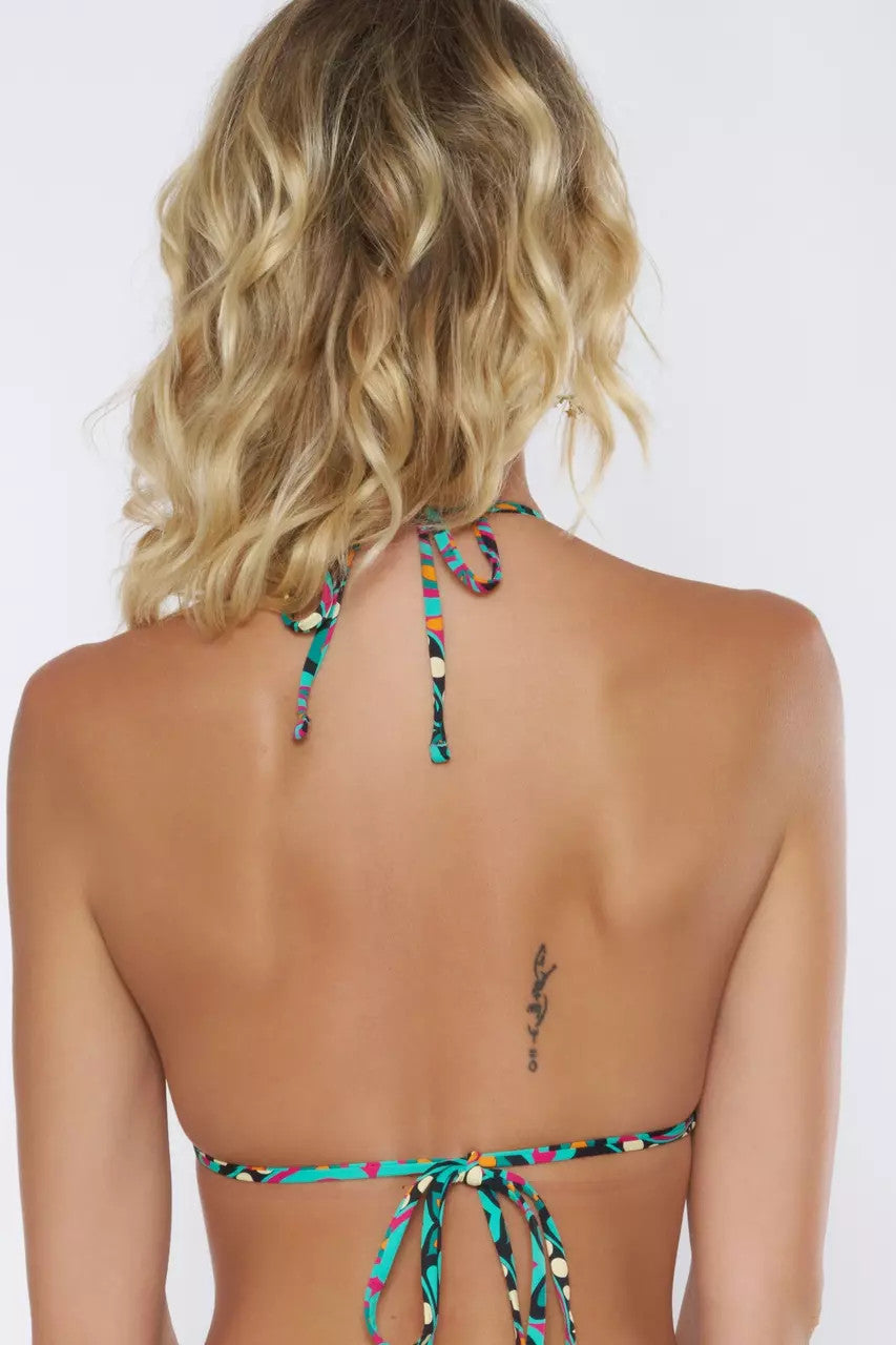 Bikini Triangolo con Spirale e Strass di Borchie Miss Bikini