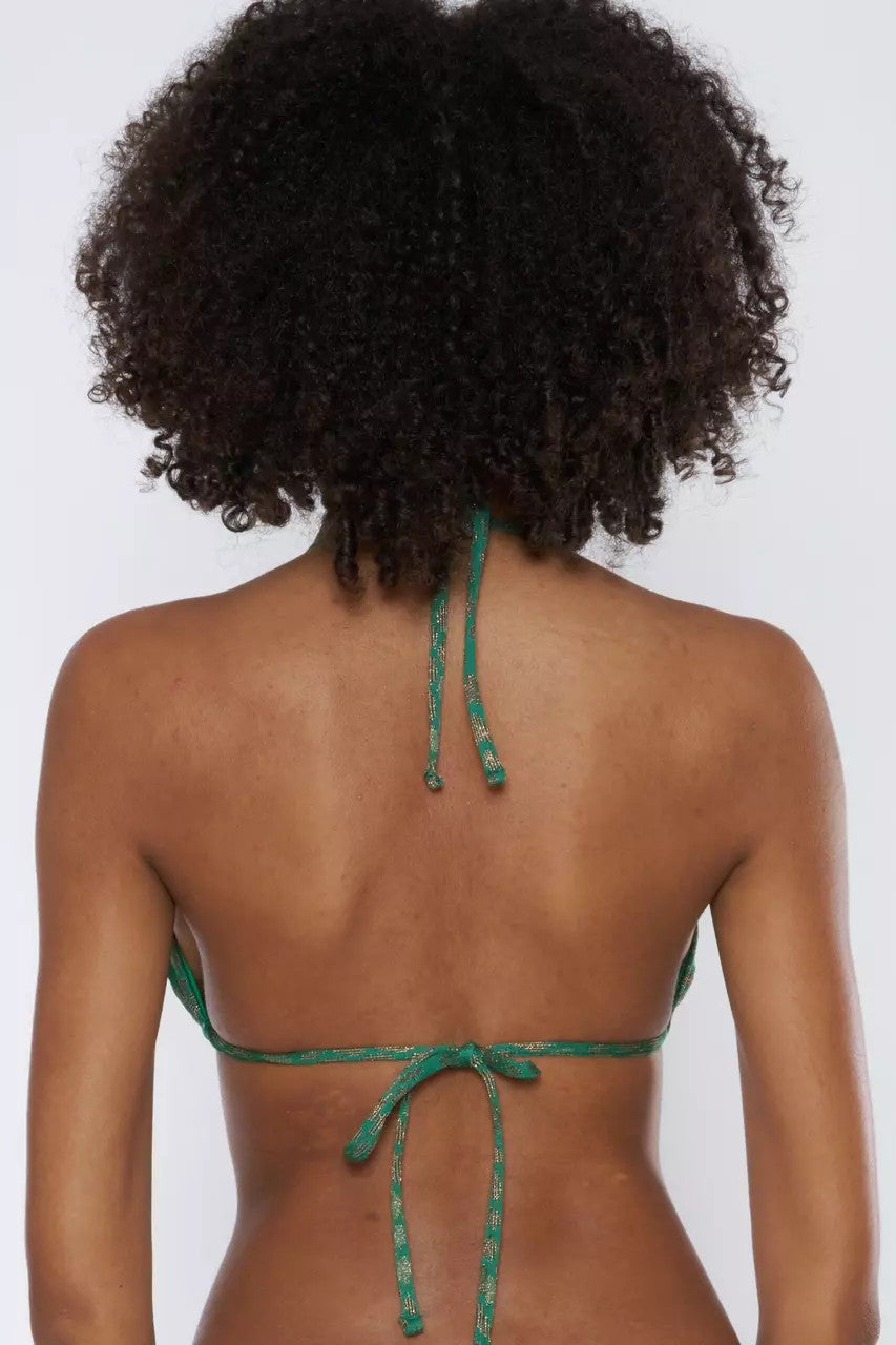 Bikini triangolo pitonato con anelli Miss Bikini