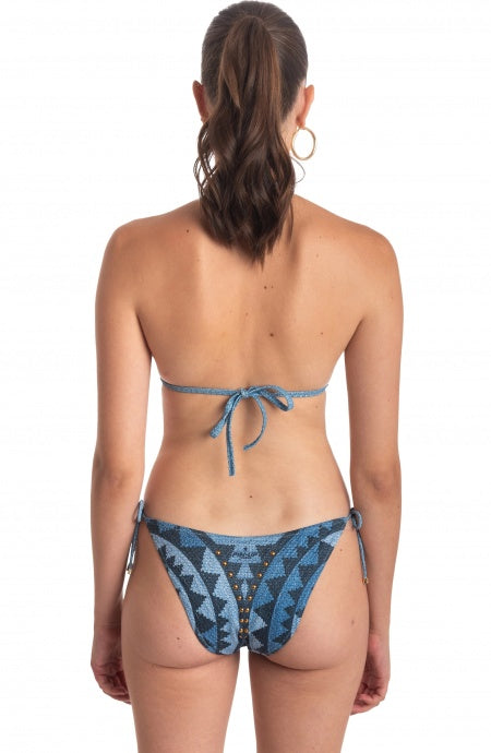 Bikini Triangolo Push-Up Intreccio Africano Pin-Up Stars