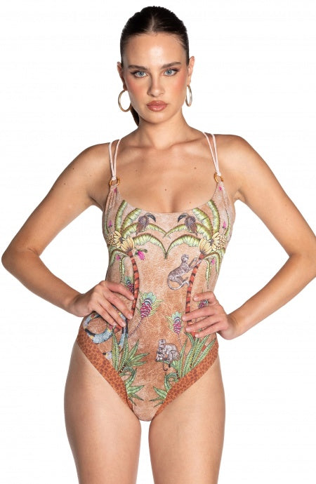 Costume Intero Anelle Safari Pin-Up Stars