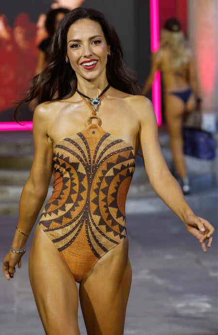 Costume Intero Borchie intreccio Africa Pin-Up Stars