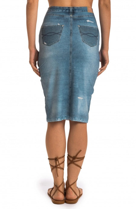 Gonna Jeans Poisson D'Amour