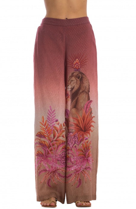 Pantalone a Palazzo Lion Queen Pin-Up Stars