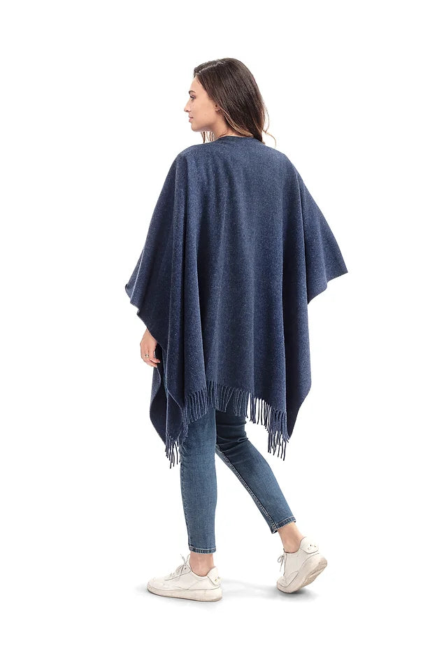 Poncho Emotion in Pura Lana