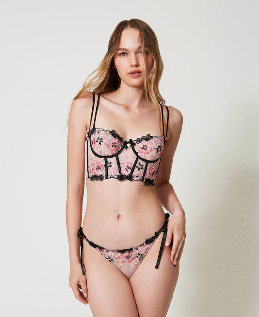Brasiliana in Tulle Ricamata Twinset