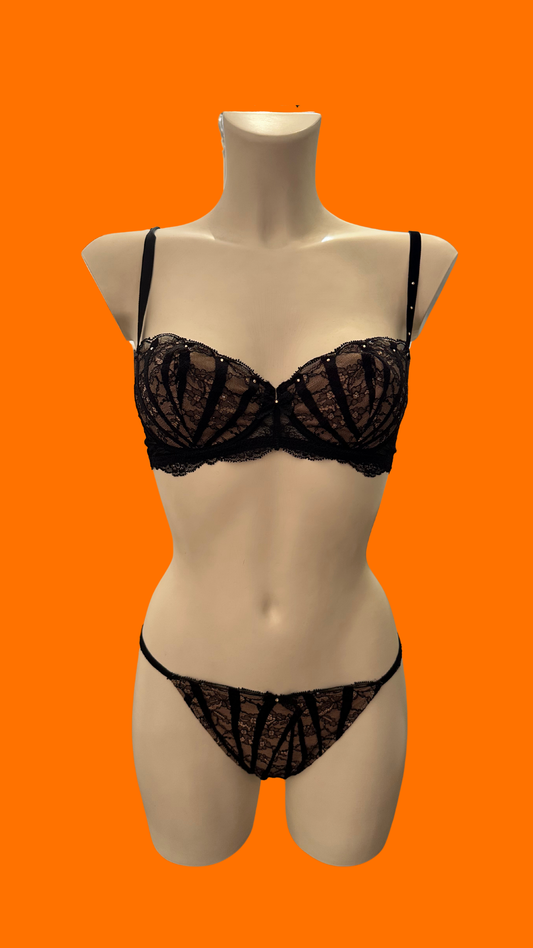 Balconcino con Cristalli Ambra Lingerie