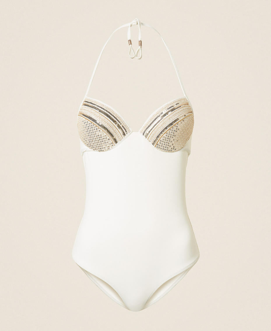 Costume Intero push-up con Paillettes Twin-Set