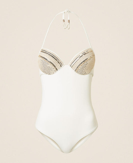 Costume Intero push-up con Paillettes Twin-Set