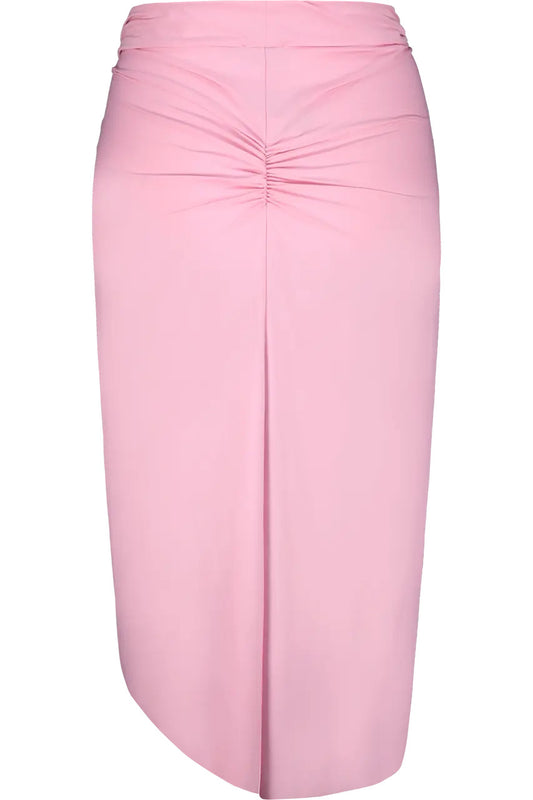 Gonna longuette con nodo laterale Miss Bikini