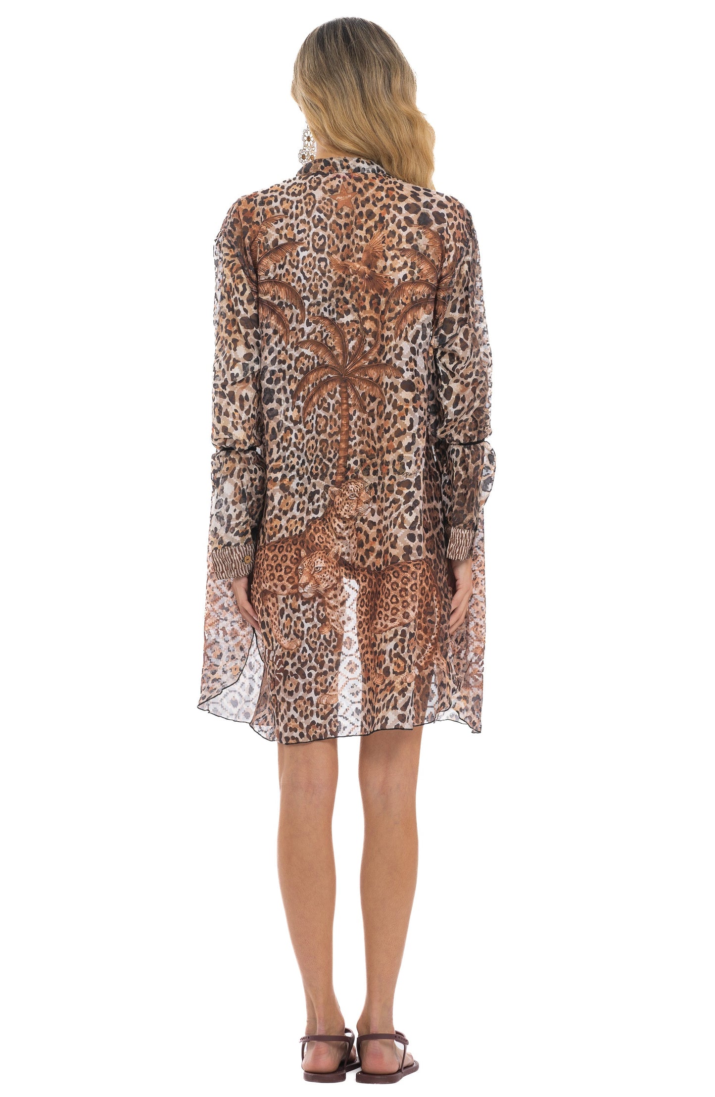 Abito Camicia Selvaggia animalier Pin-Up Stars