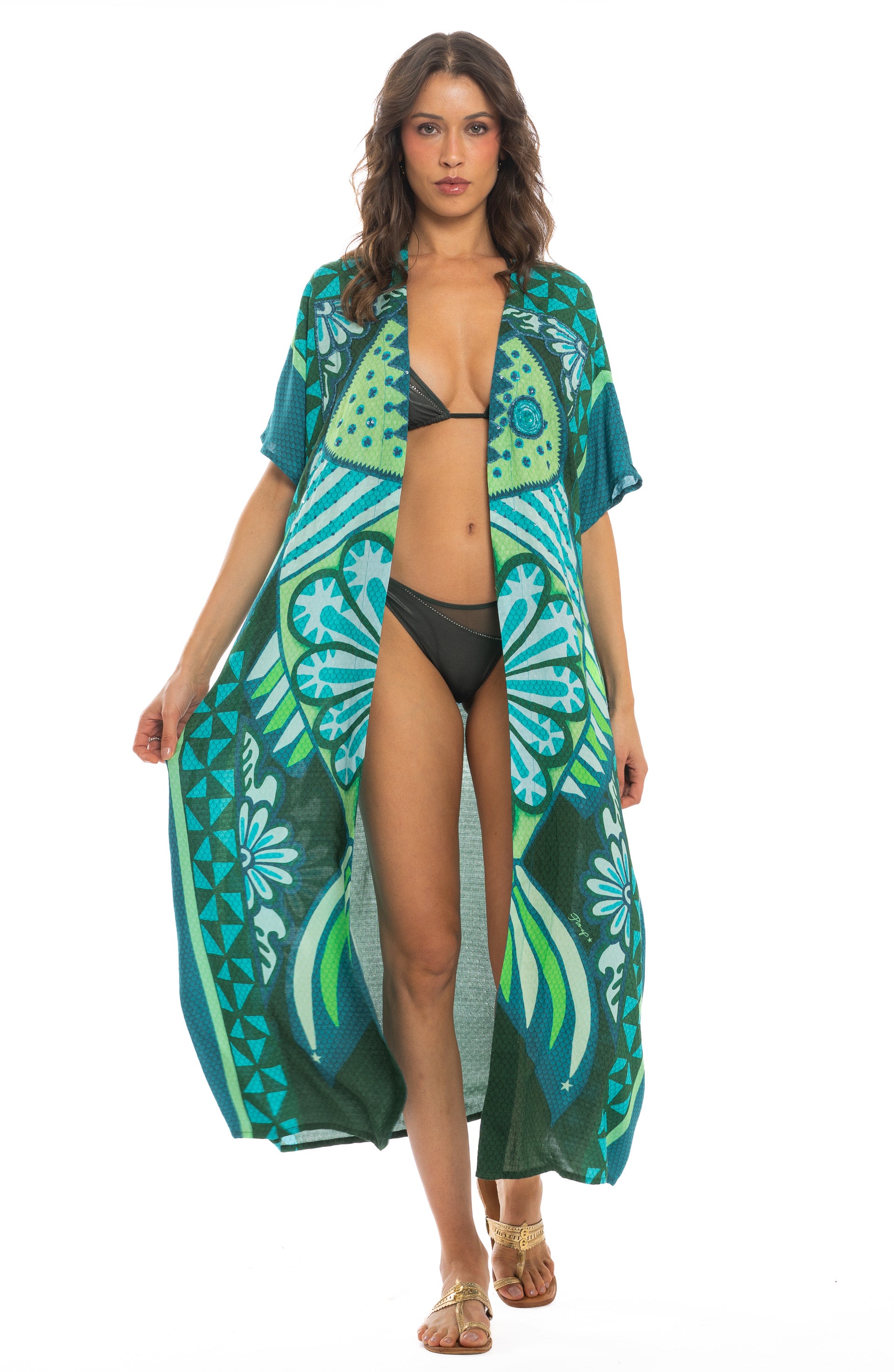 Kimono Tribal Sea in-Up Stars made in italy