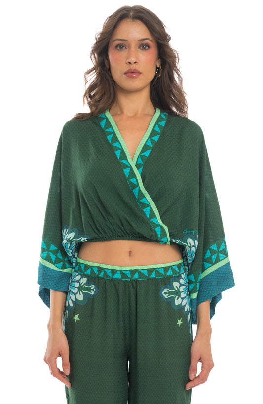 Top incrociato Tribal Sea Pin-Up Stars