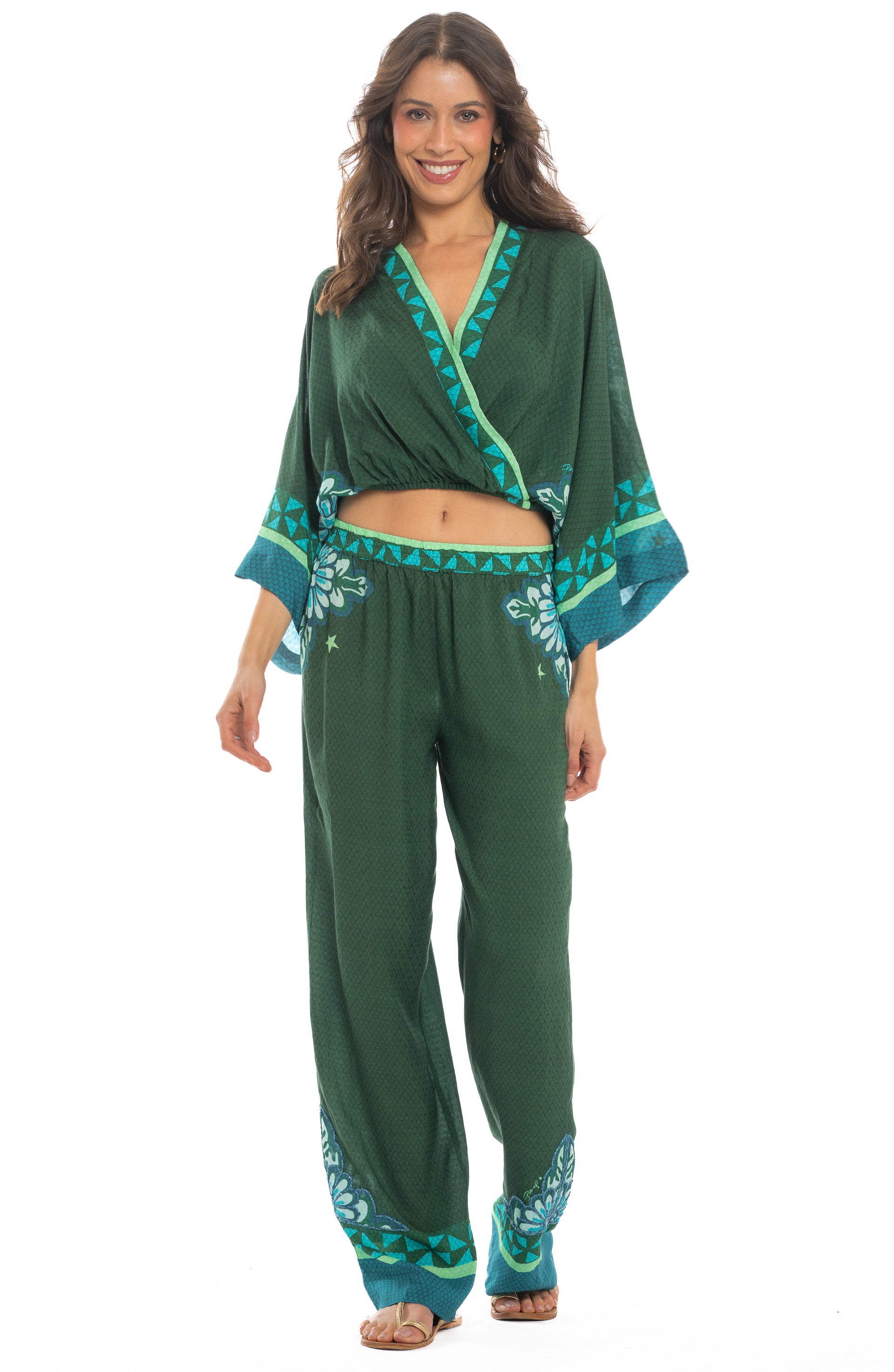 Top incrociato Tribal Sea Pin-Up Stars