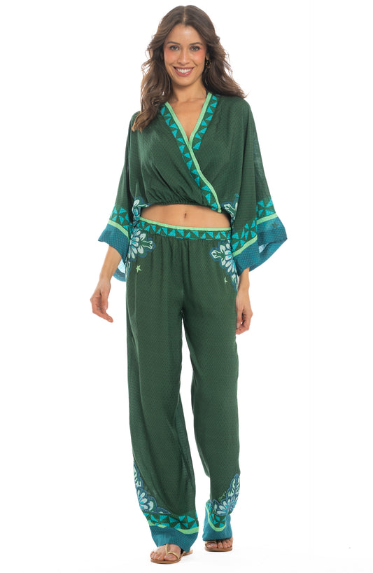 Top incrociato Tribal Sea Pin-Up Stars