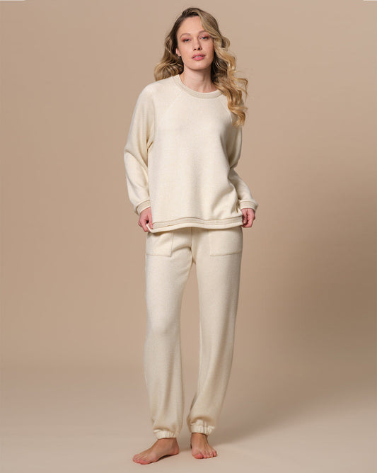 Completo con Polsino e Costina Lurex Pepita