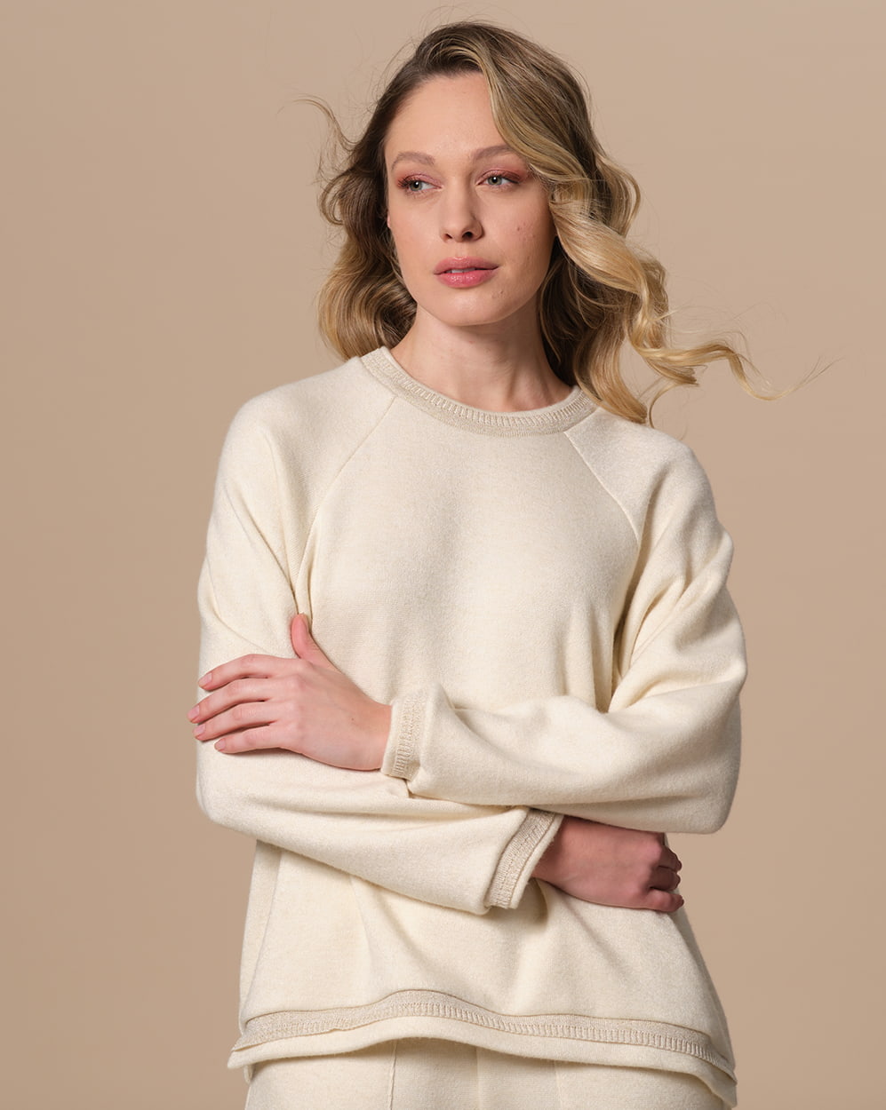 Completo con Polsino e Costina Lurex Pepita