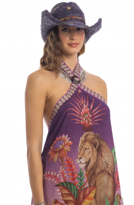 Abito Lungo Lion King Pin-Up Stars Viola