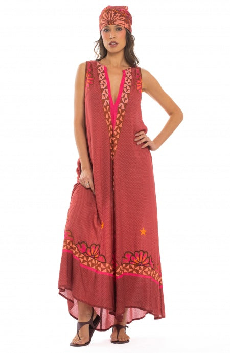 Abito lungo Tribal Sea Pin-Up Stars Made in Italy