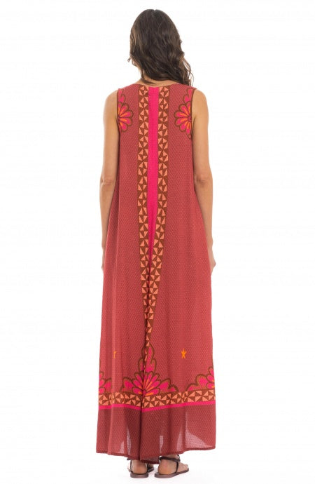 Abito lungo Tribal Sea Pin-Up Stars Made in Italy