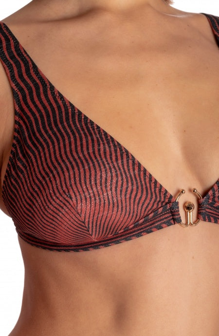 Bikini brassière avec accessoire Tiger Sun