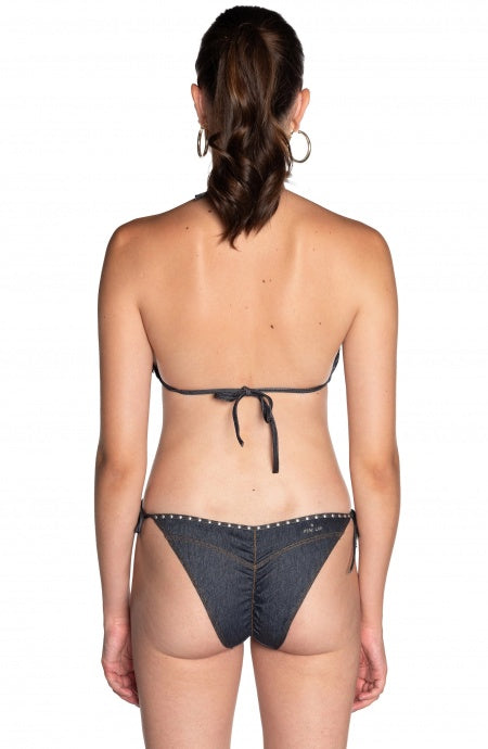 Bikini Triangolo Jeans Borchie Pin-Up Stars