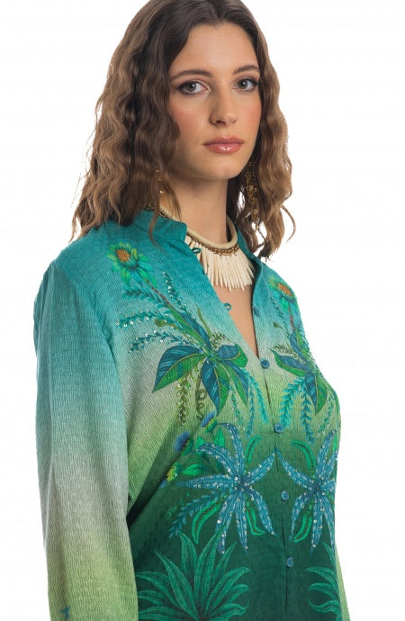 Camicia Lion Queen Pin-Up Stars