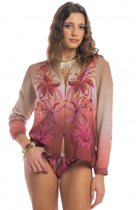 Camicia Lion Queen Pin-Up Stars