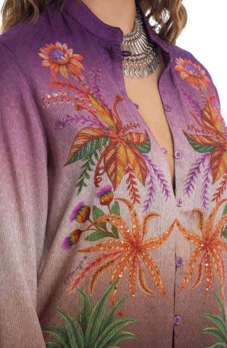 Camicia Lion Queen Pin-Up Stars