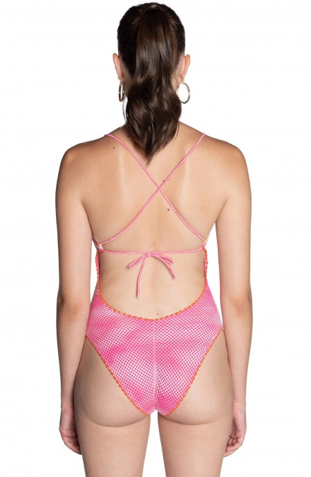 Costume Intero Rete Sfumata Pin-Up Stars