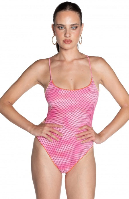 Costume Intero Rete Sfumata Pin-Up Stars