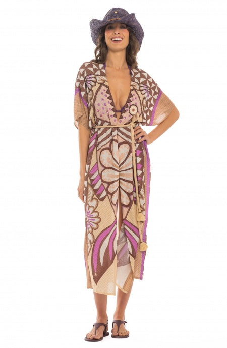 Kimono Tribal Sea in-Up Stars made in italy