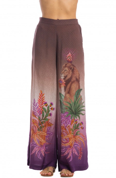Pantalone a Palazzo Lion Queen Pin-Up Stars