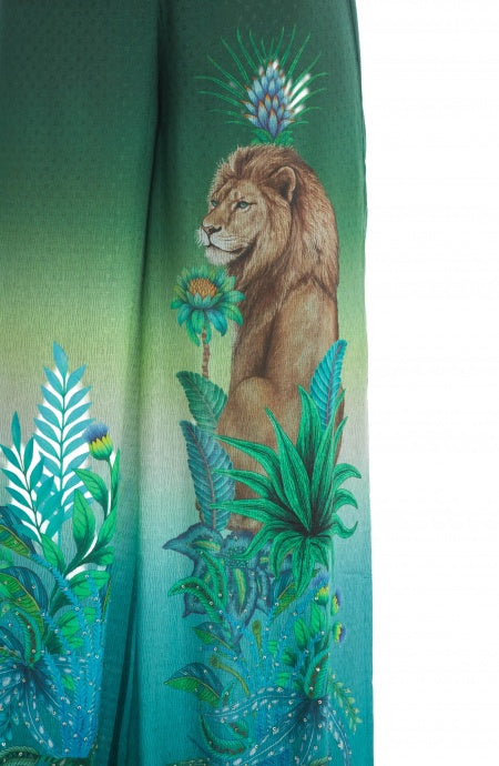 Pantalone a Palazzo Lion Queen Pin-Up Stars