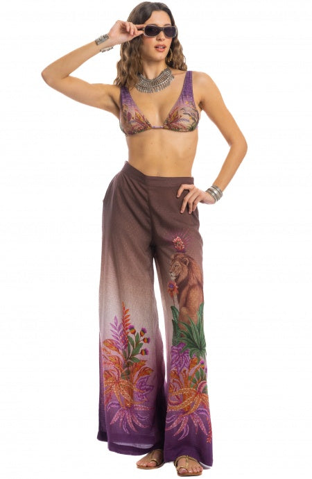 Pantalone a Palazzo Lion Queen Pin-Up Stars