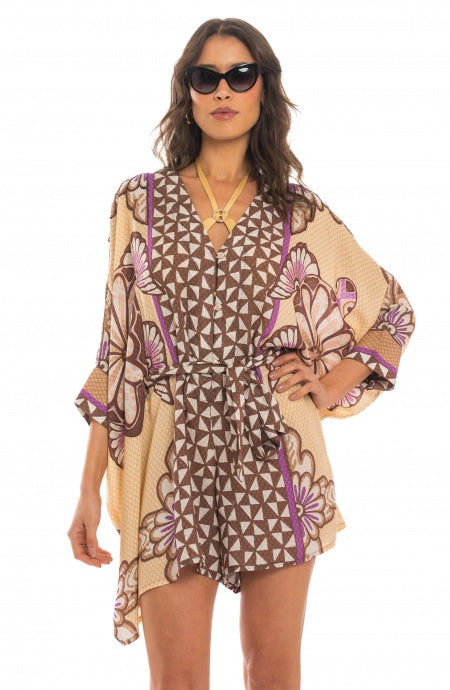 Tuta corta in-up stars multicolor