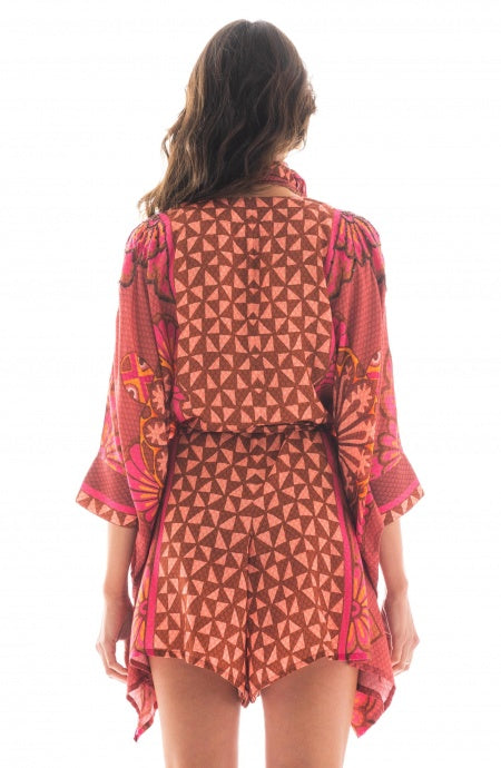 Tuta corta in-up stars multicolor