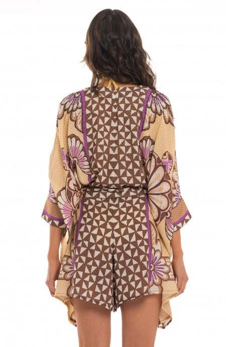 Tuta corta in-up stars multicolor