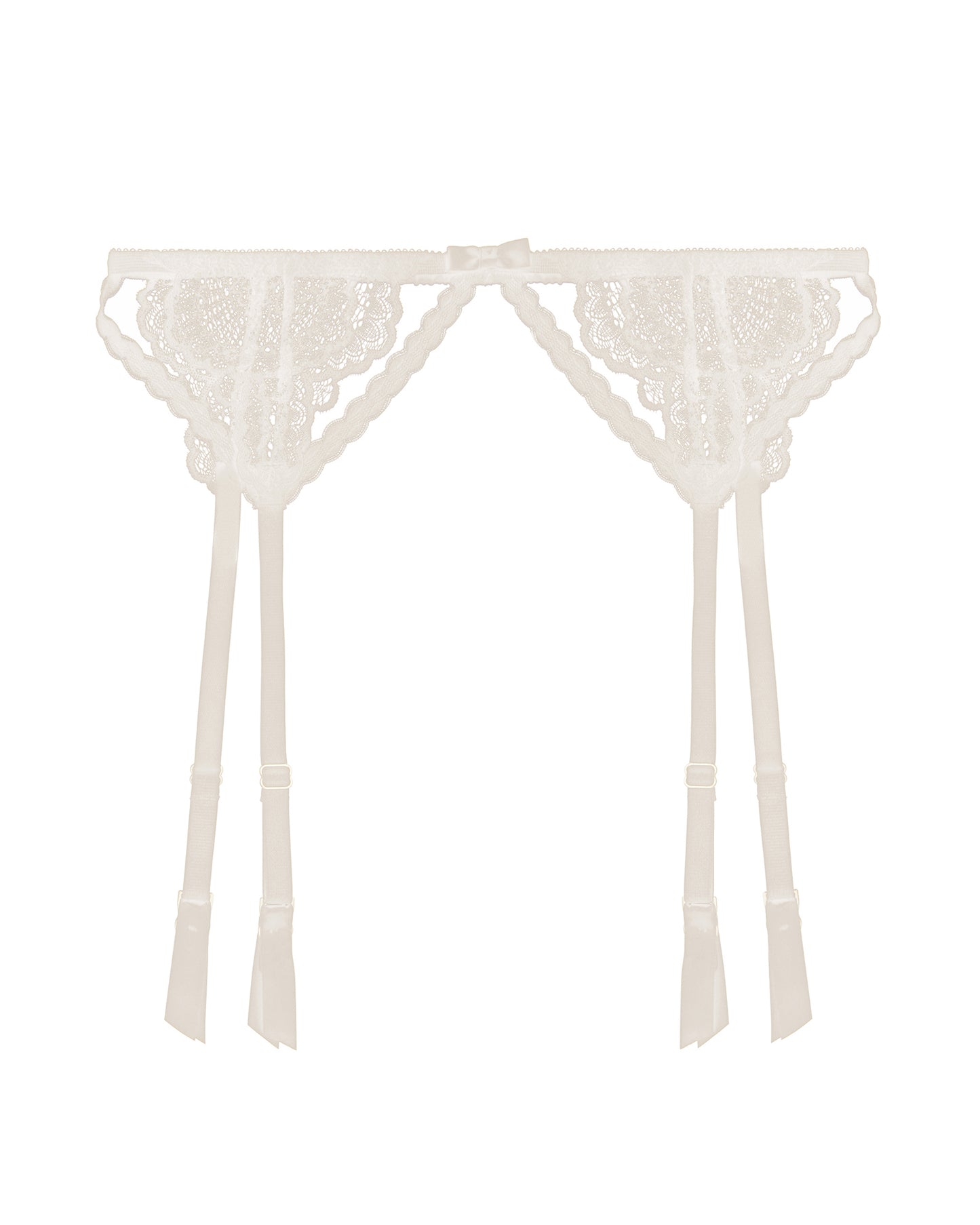 Lace suspender belt